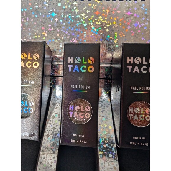 Halo Taco Frosted Nails 2020 Limited Collection Box Set New With Box 5 Colors - Picture 7 of 10